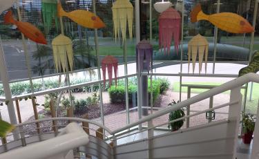 Civic Plaza foyer artwork 1