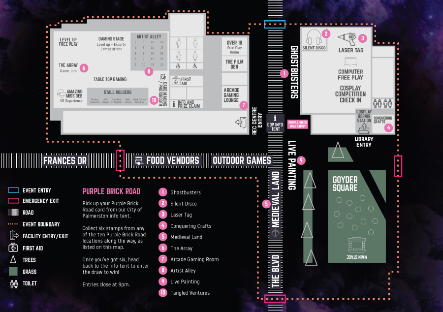 Geekfest Top End map 2025